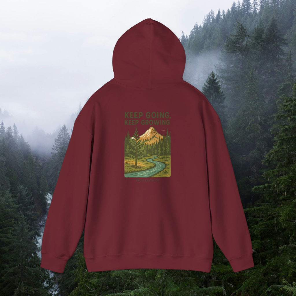 Find purpose in wilderness | Iron Faith Co. | Comfortable Heavy Blend Sweatshirt