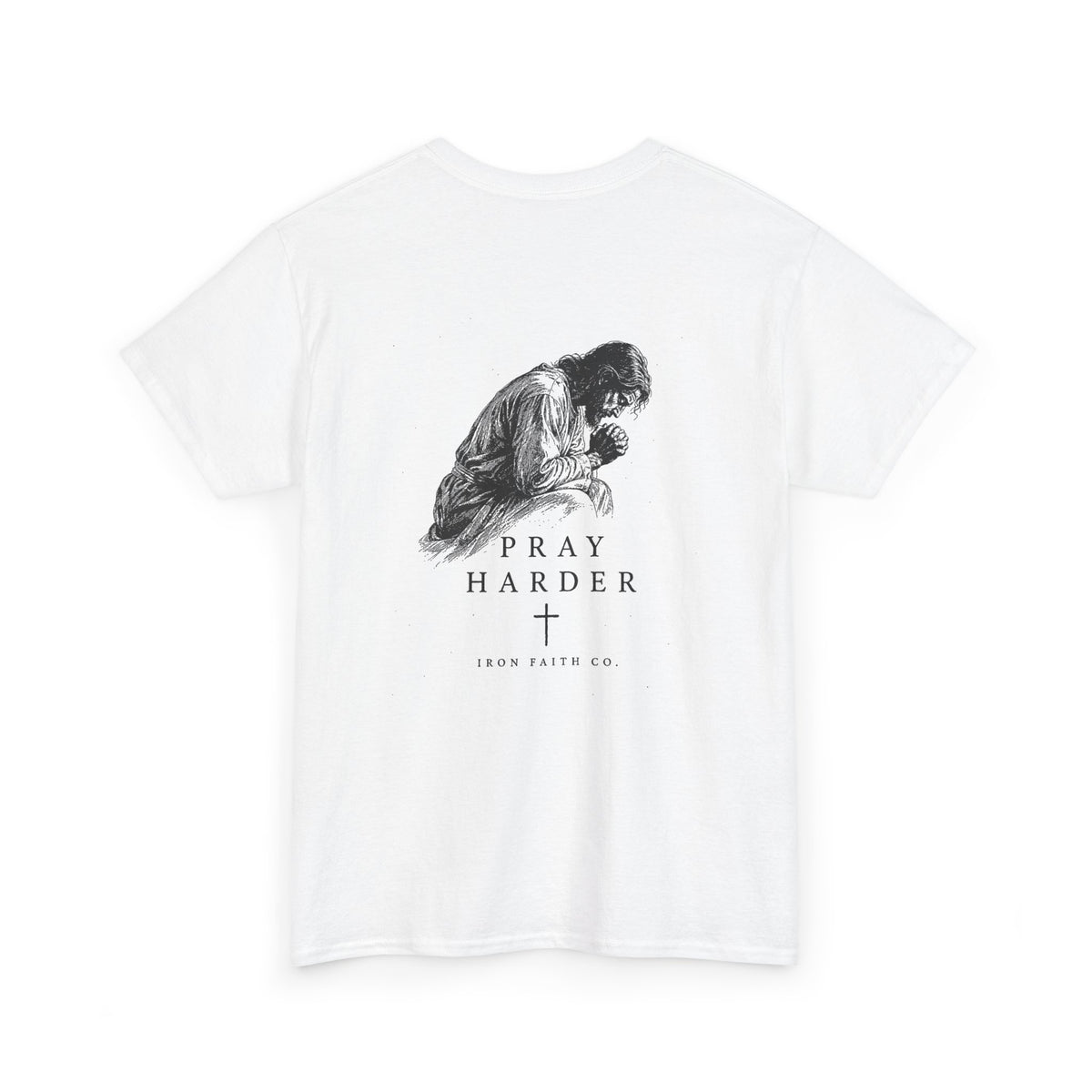 Pray Harder Tee – Back Print