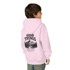 Good Things Come From Obedience Youth Hoodie – Back Print