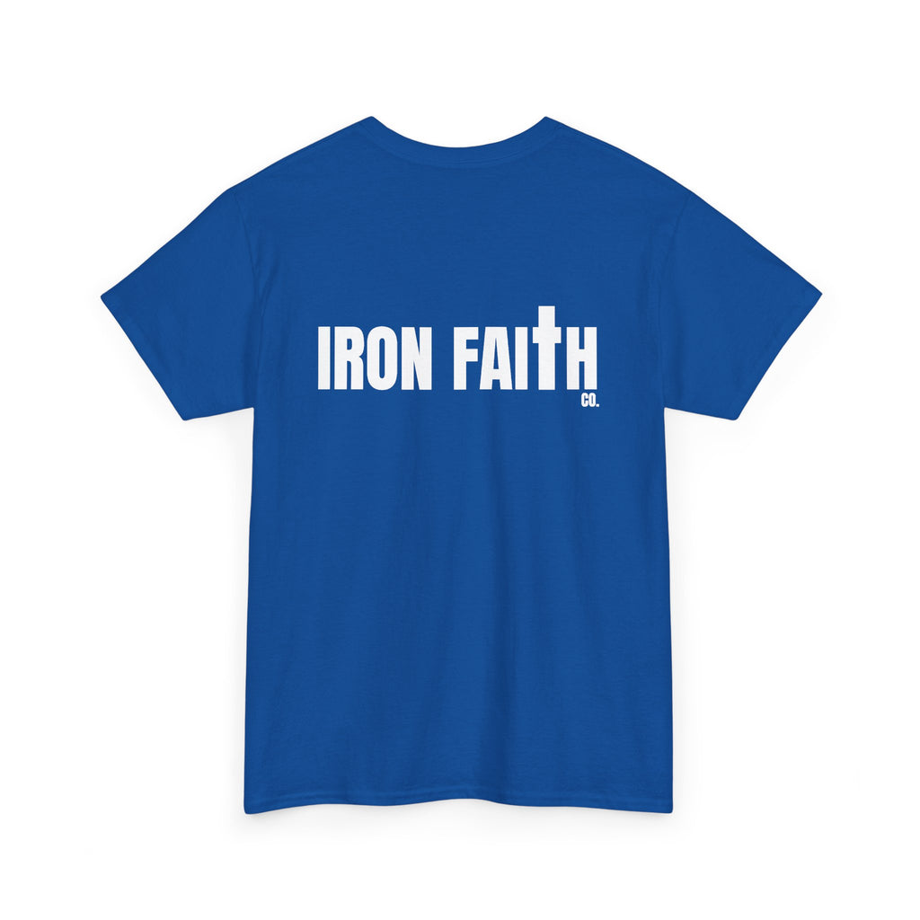 Iron Faith Co. Wordmark Tee – Back Print