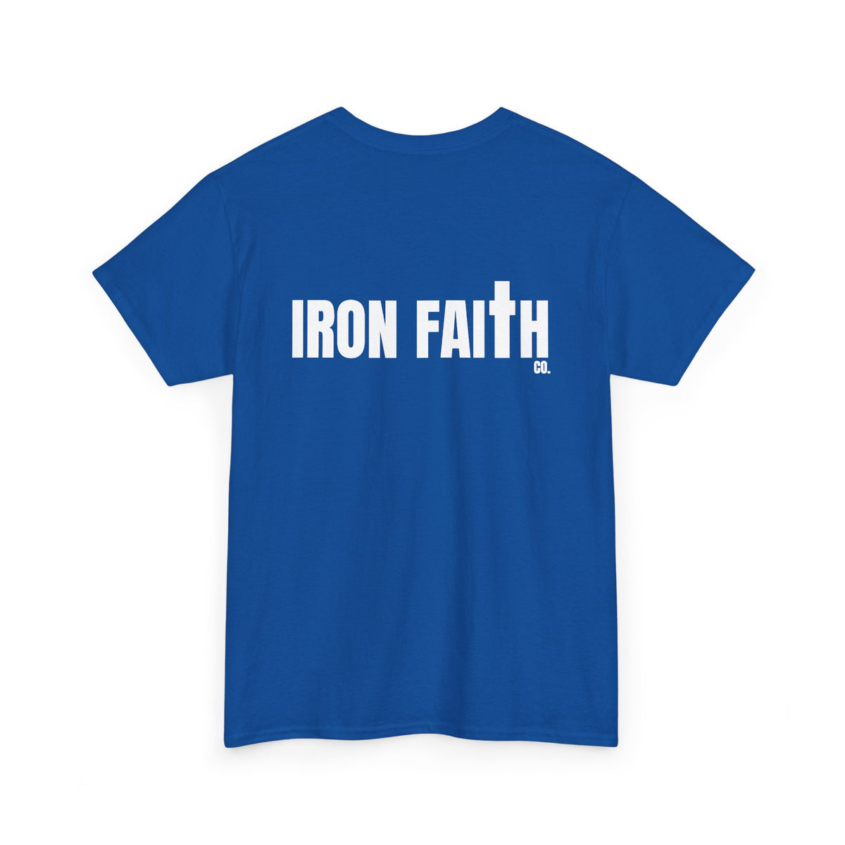 Iron Faith Co. Wordmark Tee – Back Print