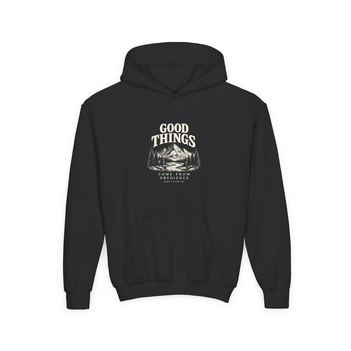 Good Things Come From Obedience Youth Hoodie