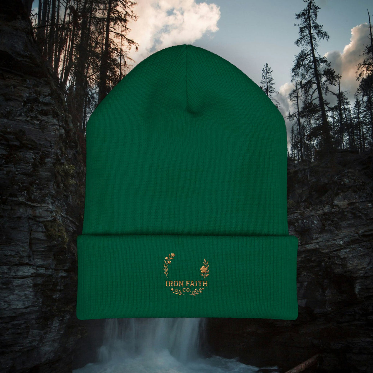Iron Faith Embroidered Beanie - photo 5 of 30