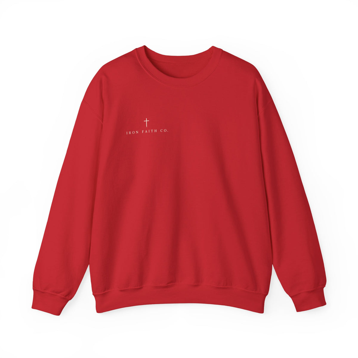 Iron Faith Co. Wordmark Crewneck – Back Print