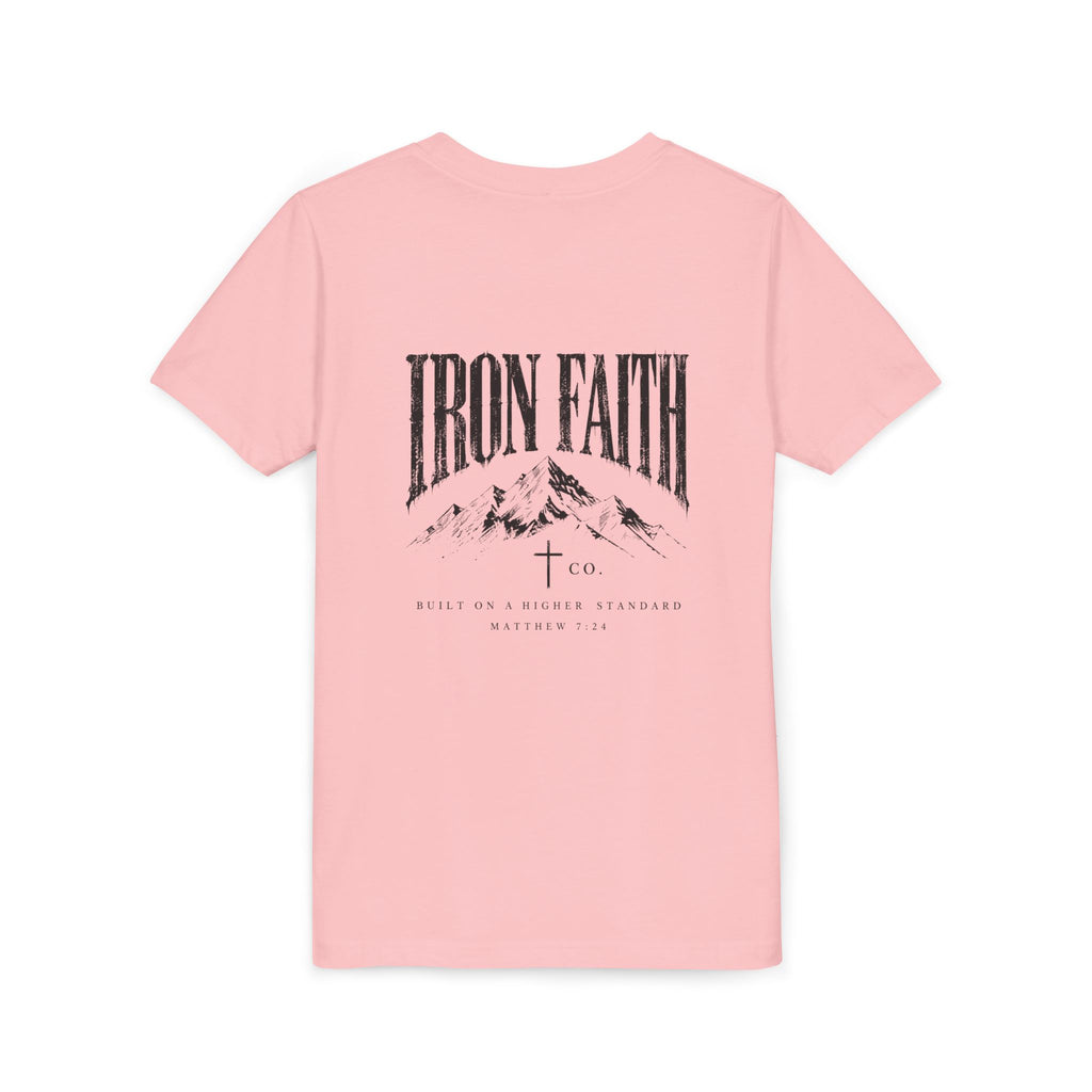 Built on a Higher Standard Youth Tee – Back Print