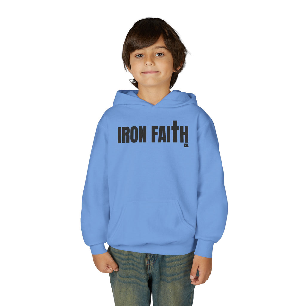 Iron Faith Co. Wordmark Youth Hoodie