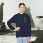 Love One Another Youth Crewneck Sweatshirt — Christian Faith Graphic