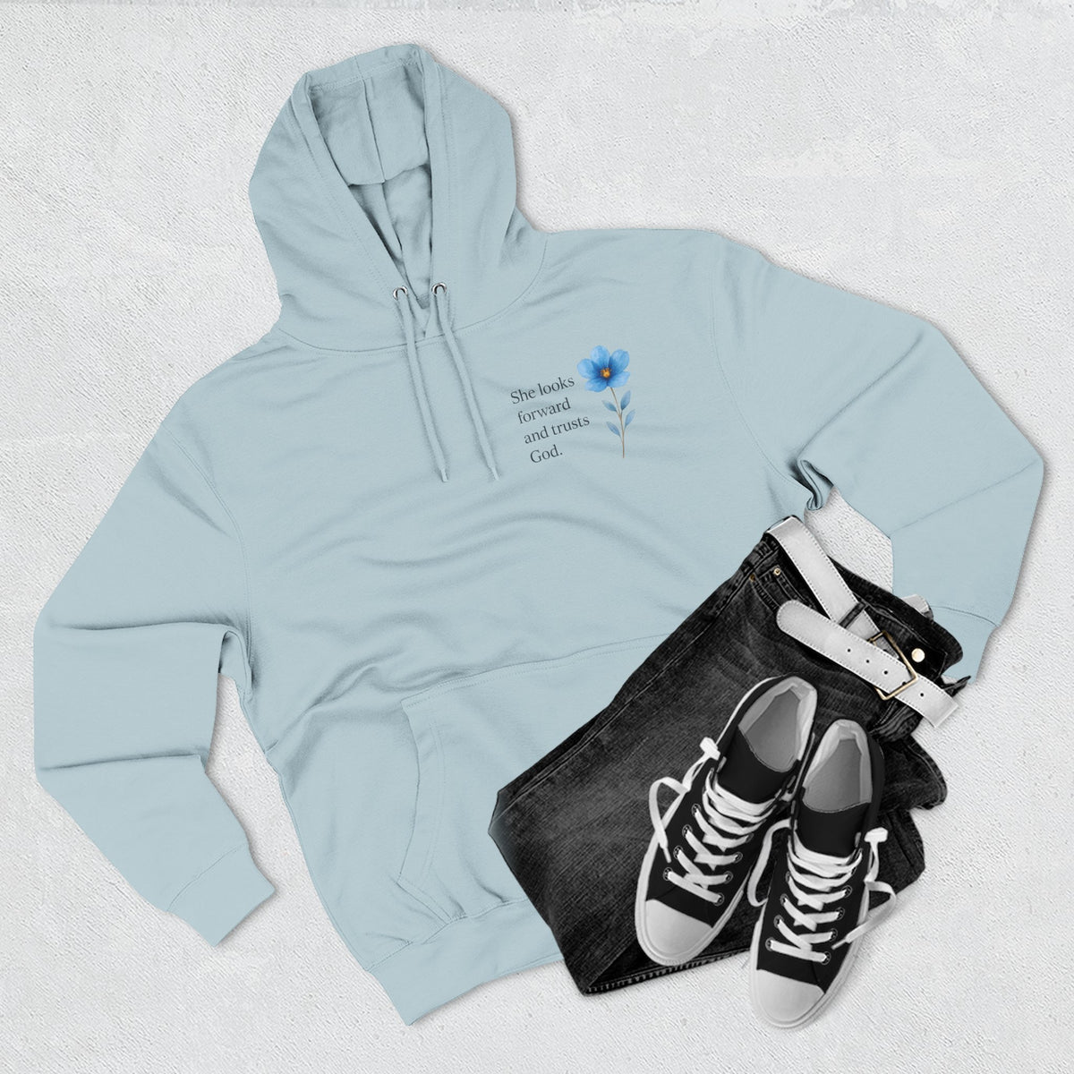 She Looks Back and Thanks God Comfort Pullover - IronFaithCo. - photo 11 of 30