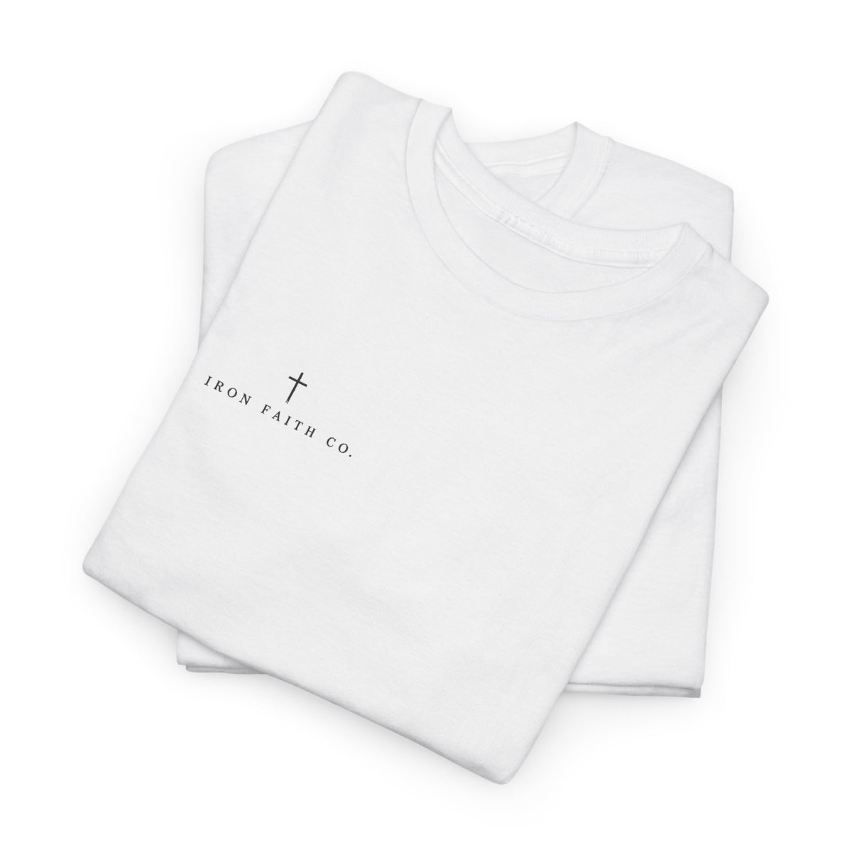 Iron Faith Co. Wordmark Tee – Back Print