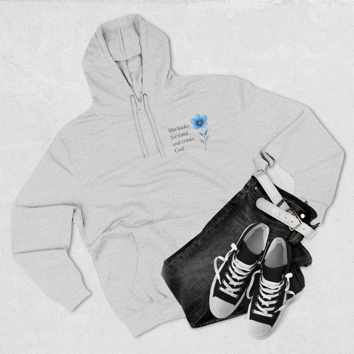 She Looks Back and Thanks God Comfort Pullover - IronFaithCo. - photo 19 of 30