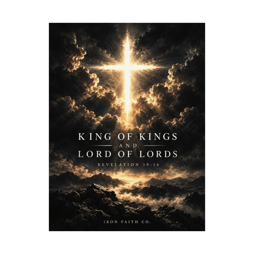 King of Kings Revelation 19:16 Poster