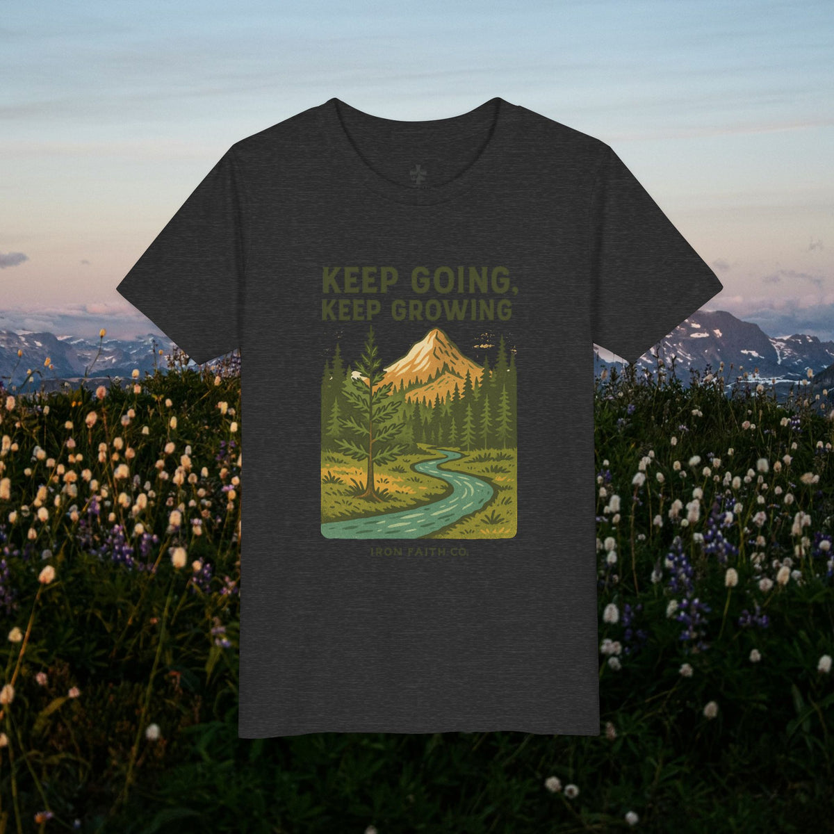 Keep going keep growing - Iron Faith Co. - Youth Short Sleeve Tee - photo 14 of 30