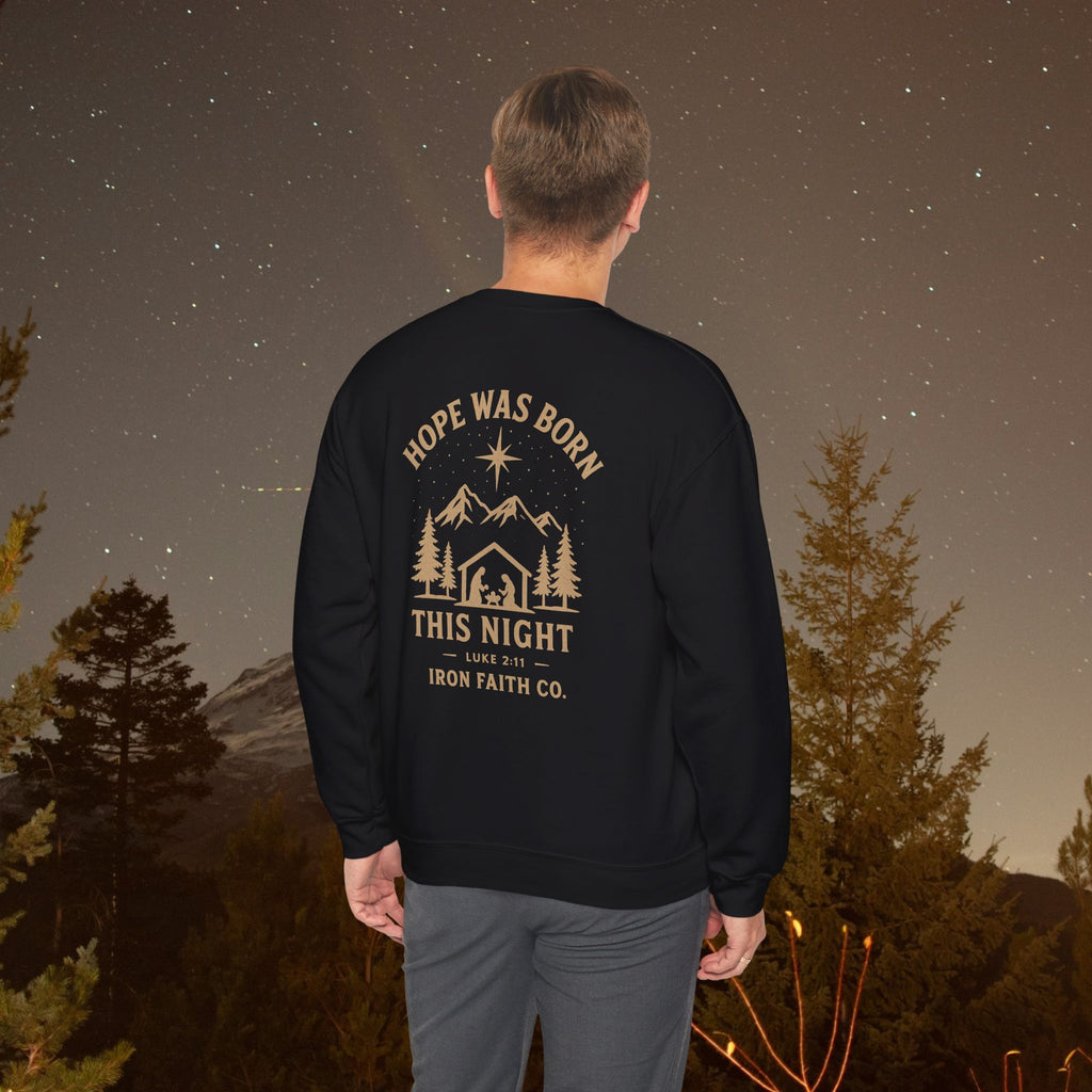 Hope Was Born This Night Sweatshirt - IronFaithCo. - photo 19 of 30