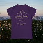 Iron Faith Co. | Walk by Faith | Women's Softstyle Tee
