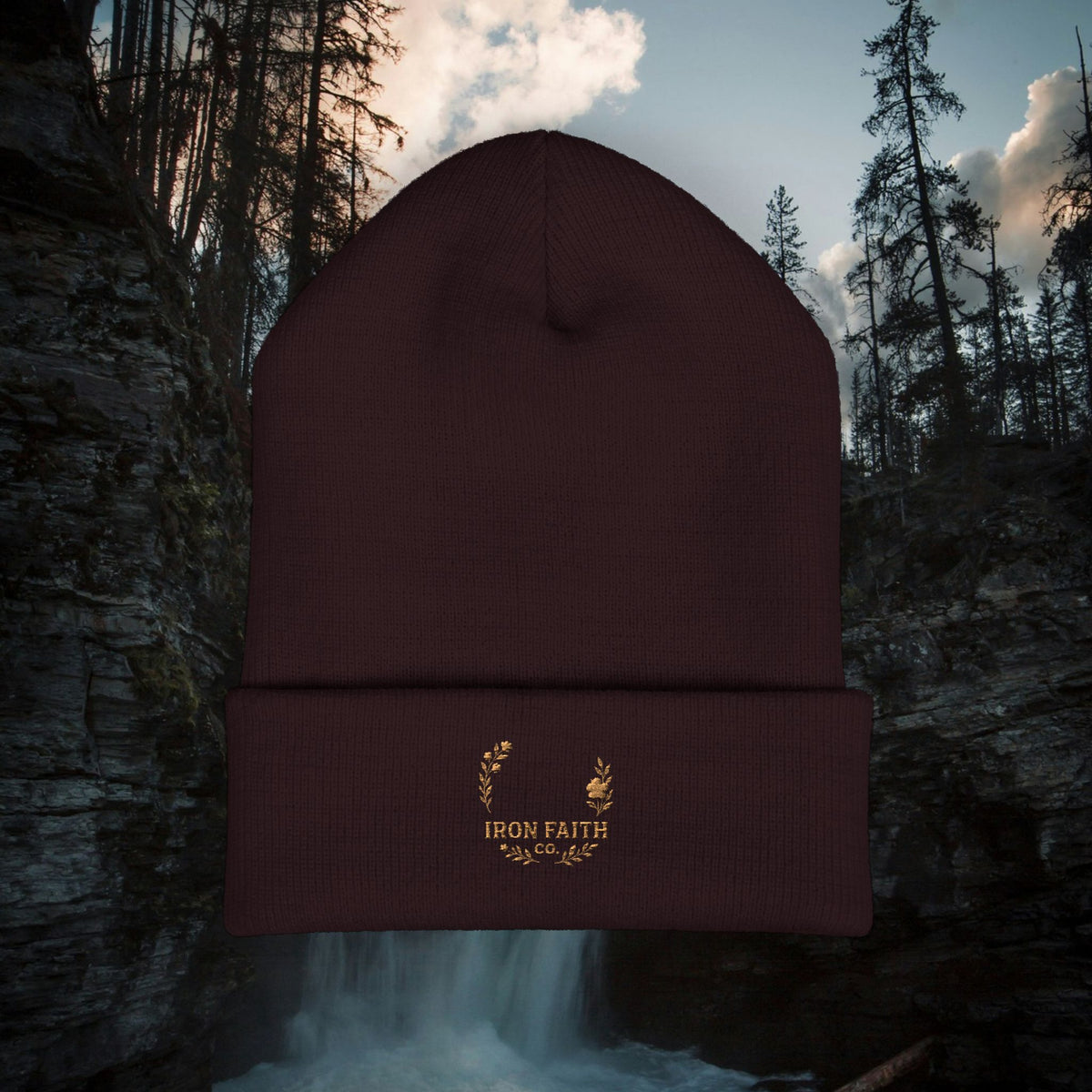 Iron Faith Embroidered Beanie - photo 12 of 30