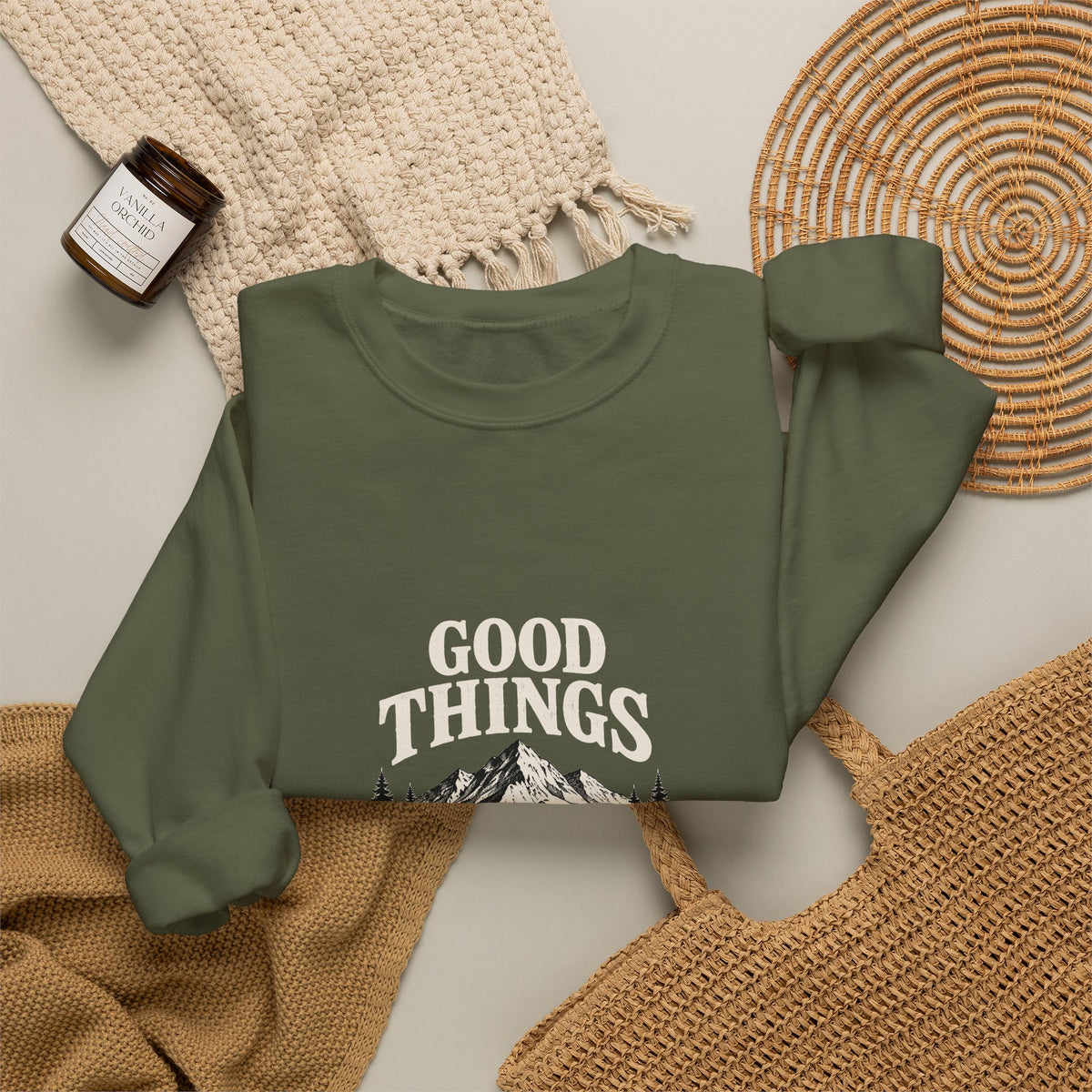 Good Things Come From Obedience Crewneck