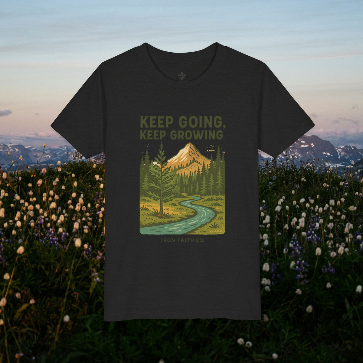 Keep going keep growing - Iron Faith Co. - Youth Short Sleeve Tee - photo 13 of 30