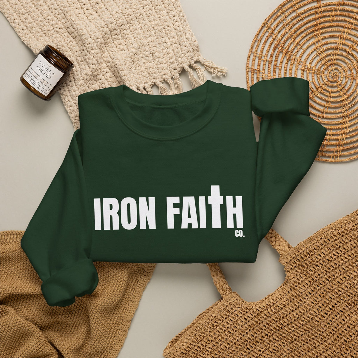 Iron Faith Co. Wordmark Crewneck