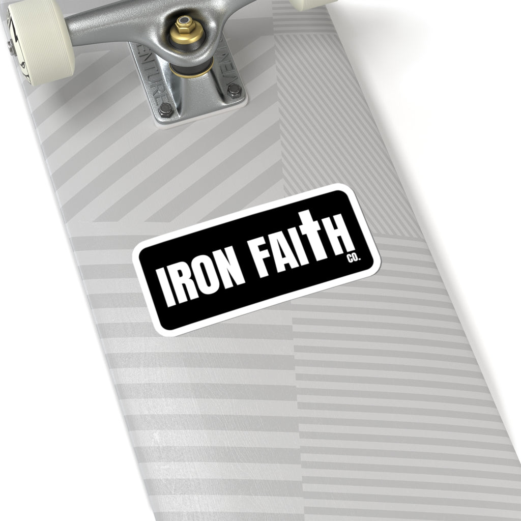 Iron Faith Co. Wordmark Sticker