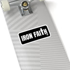 Iron Faith Co. Wordmark Sticker