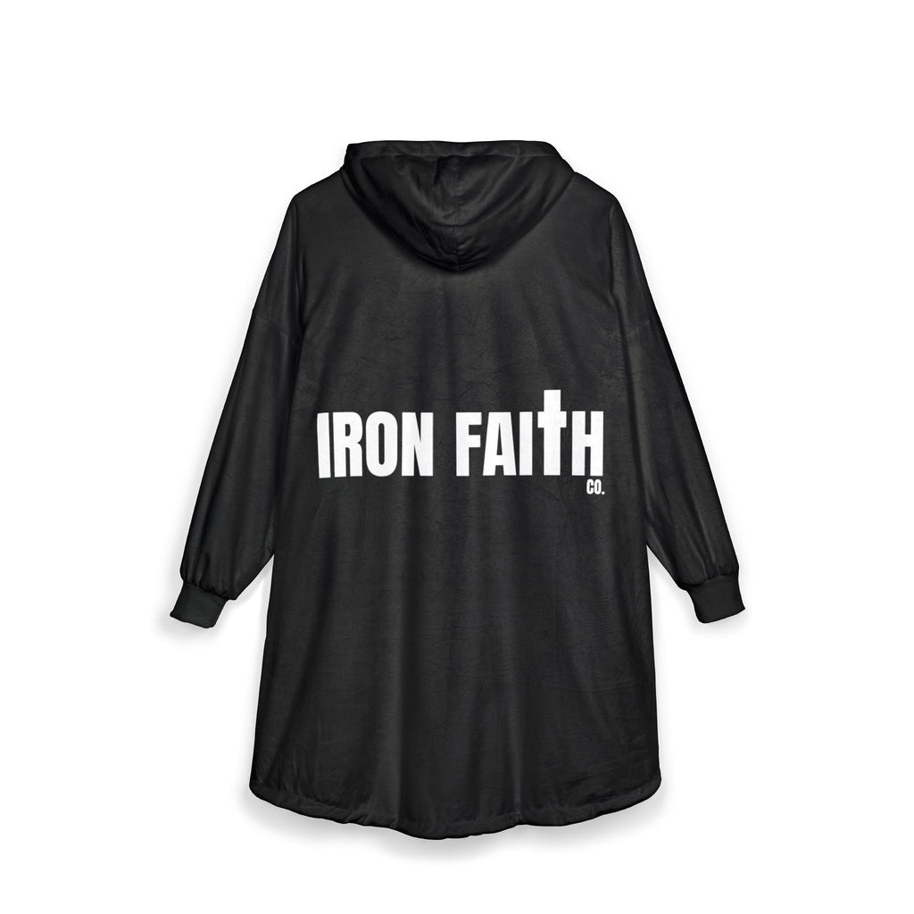 Iron Faith Co. Wordmark Hooded Sherpa Blanket