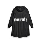 Iron Faith Co. Wordmark Hooded Sherpa Blanket