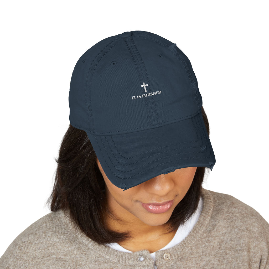It Is Finished Dad Hat