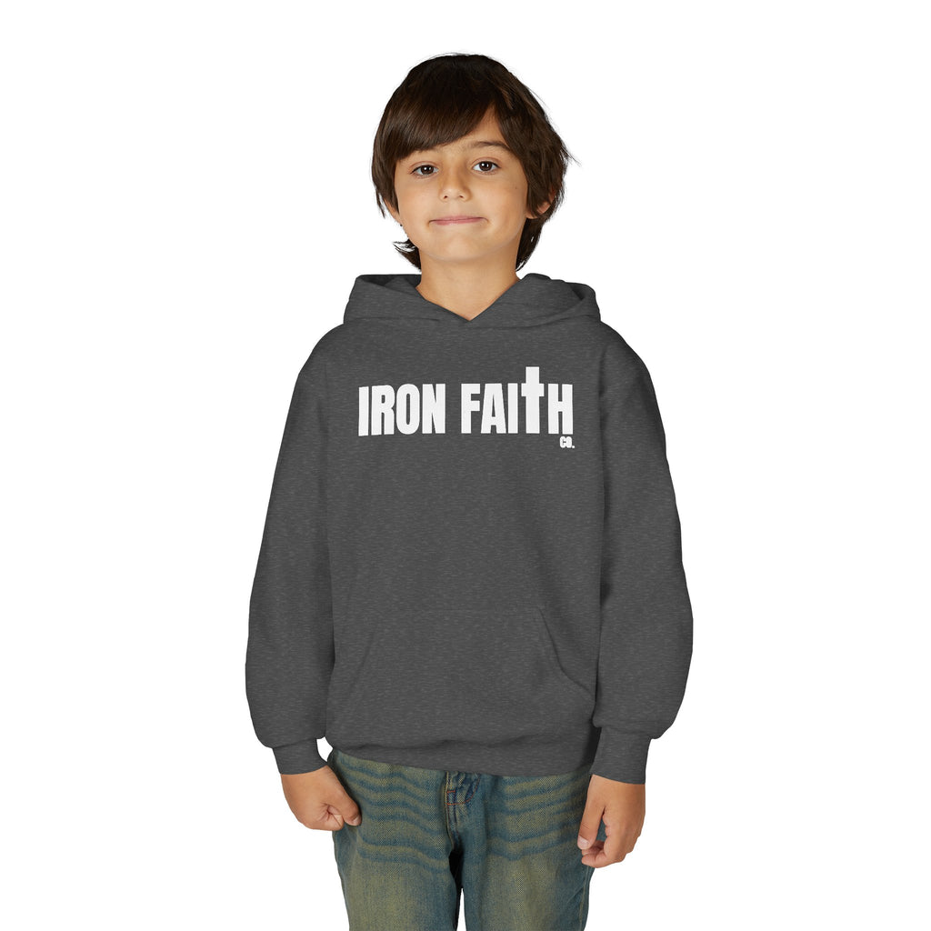Iron Faith Co. Wordmark Youth Hoodie