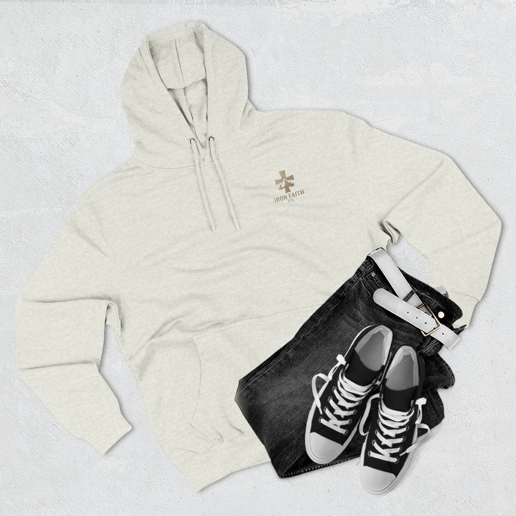 A Woman Who Fears The Lord Is Worthy Of Praise | Proverbs 31:30 | Iron Faith Co. | Fleece Hoodie