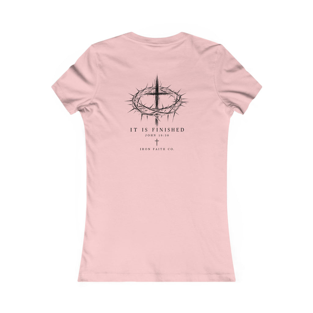 It Is Finished Women's Fitted Tee