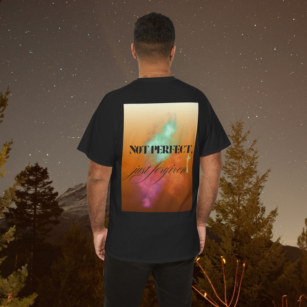 Iron Faith Co. | Not Perfect, Just Forgiven - Unisex Heavy Cotton T-Shirt