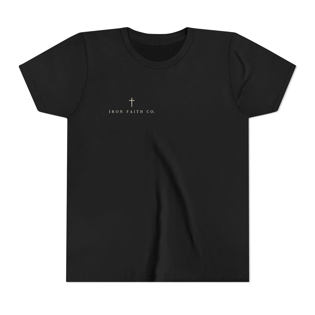 Iron Faith Co. Wordmark Youth Tee – Back Print