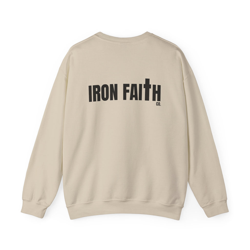 Iron Faith Co. Wordmark Crewneck – Back Print
