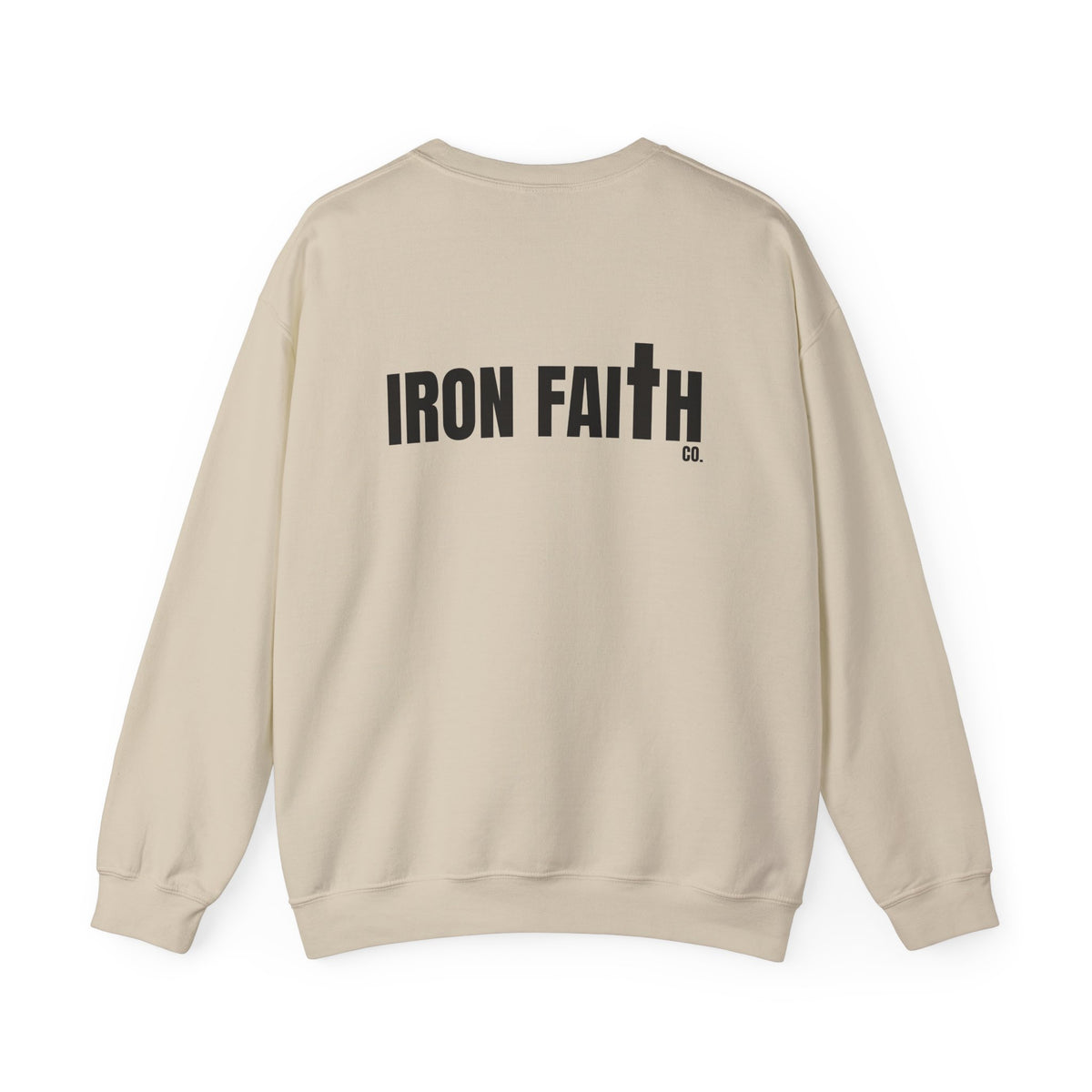 Iron Faith Co. Wordmark Crewneck – Back Print