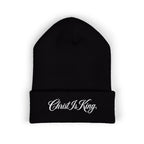 Christ Is King Embroidered Cuffed Beanie