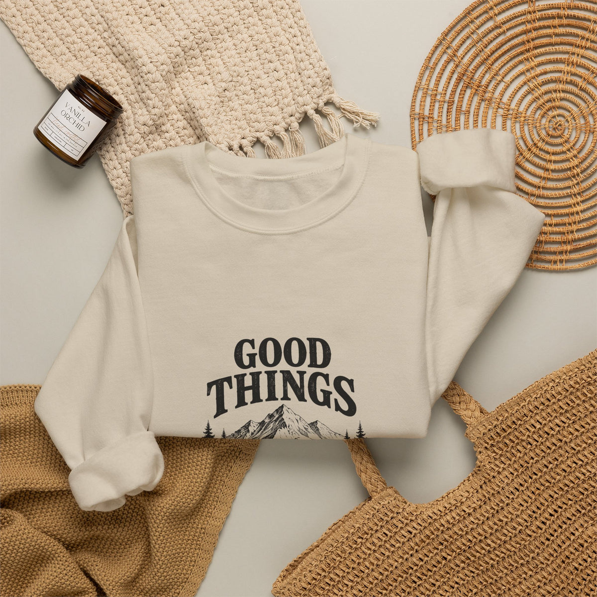Good Things Come From Obedience Crewneck