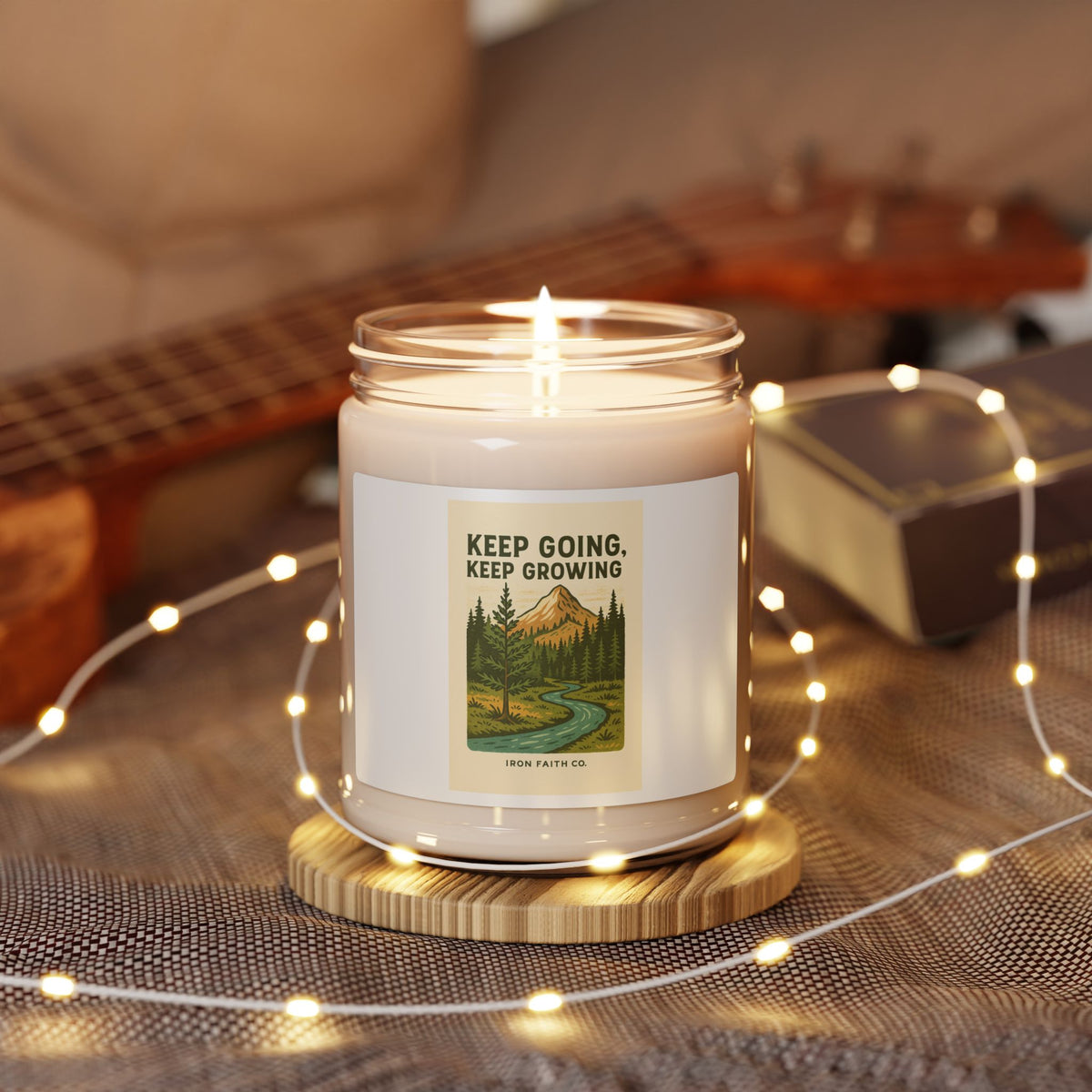 Keep Going, Keep Growing Scented Soy Candle, 9oz