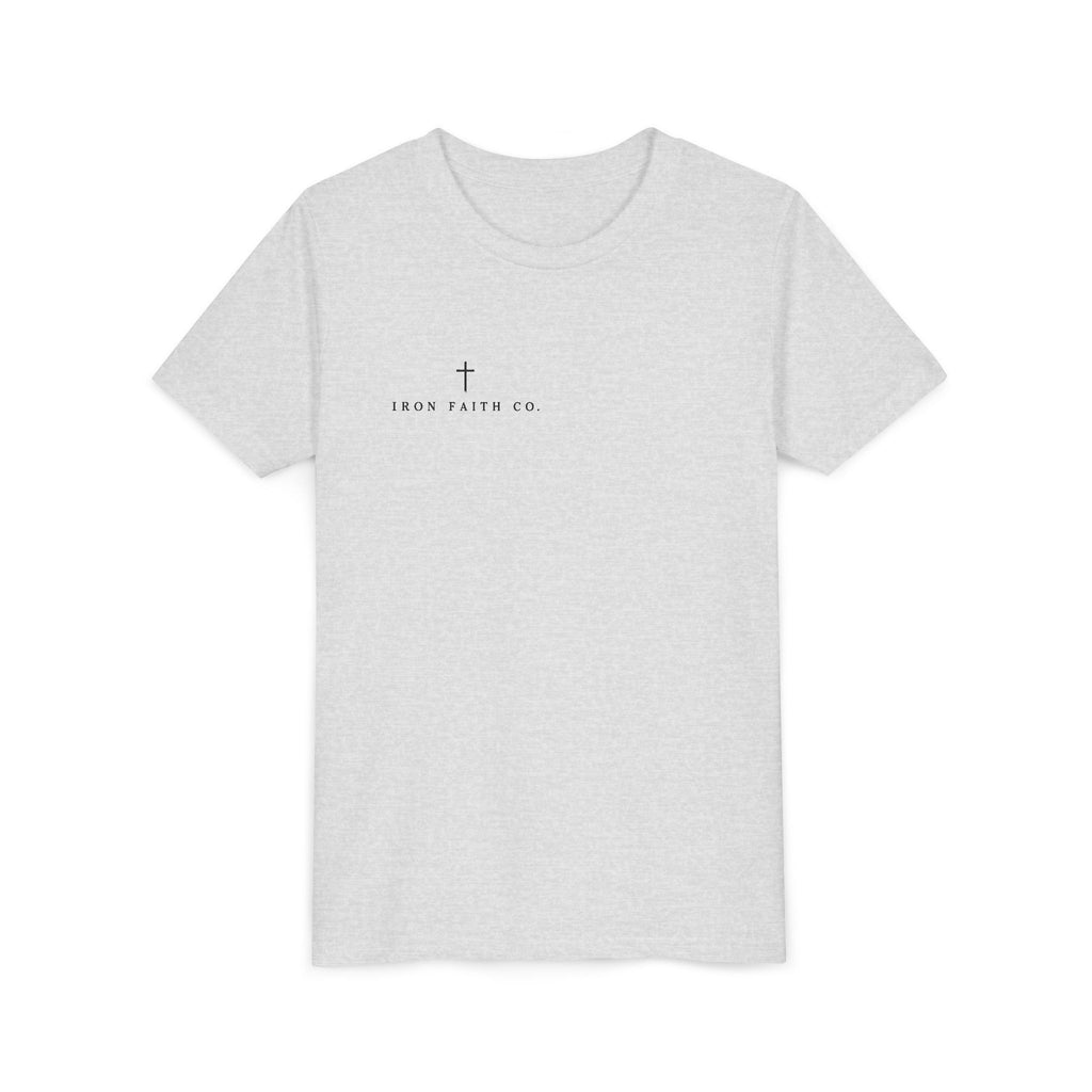 Iron Faith Co. Wordmark Youth Tee – Back Print