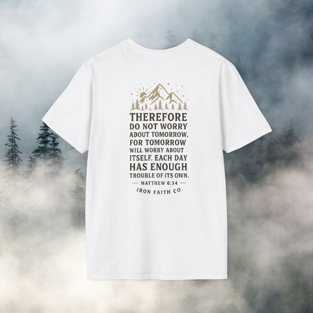 Iron Faith co - Matthew 6:34 T-shirt - photo 30 of 30