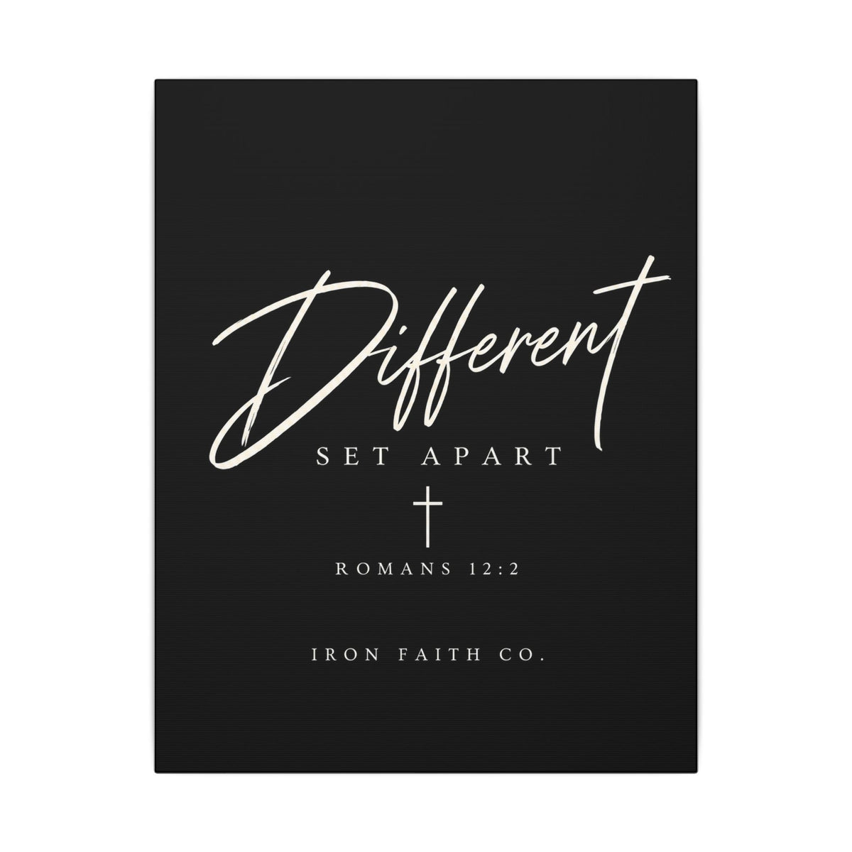 Different Romans 12:2 Canvas Print