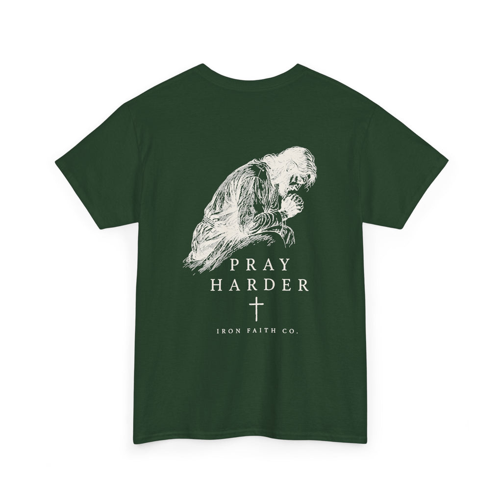Pray Harder Tee – Back Print