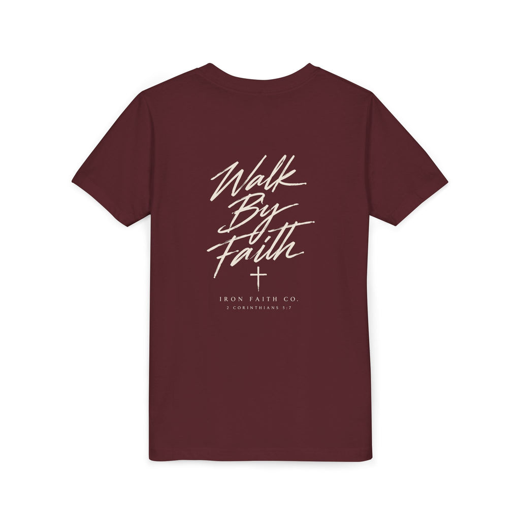 Walk By Faith Youth Tee – Back Print