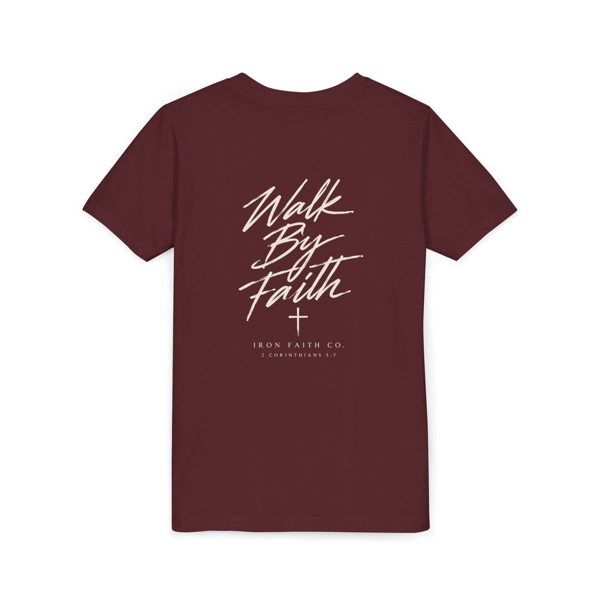Walk By Faith Youth Tee – Back Print