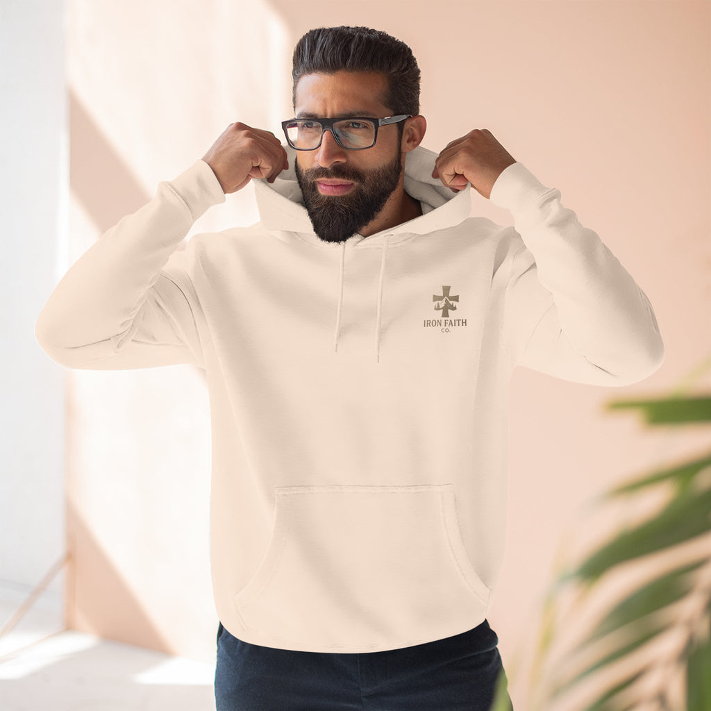 A Woman Who Fears The Lord Is Worthy Of Praise | Proverbs 31:30 | Iron Faith Co. | Fleece Hoodie