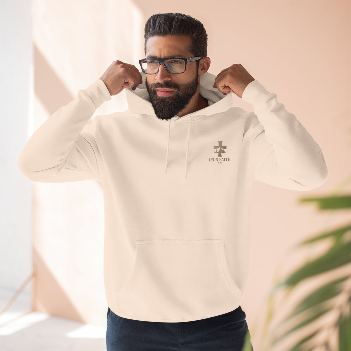 A Woman Who Fears The Lord Is Worthy Of Praise | Proverbs 31:30 | Iron Faith Co. | Fleece Hoodie