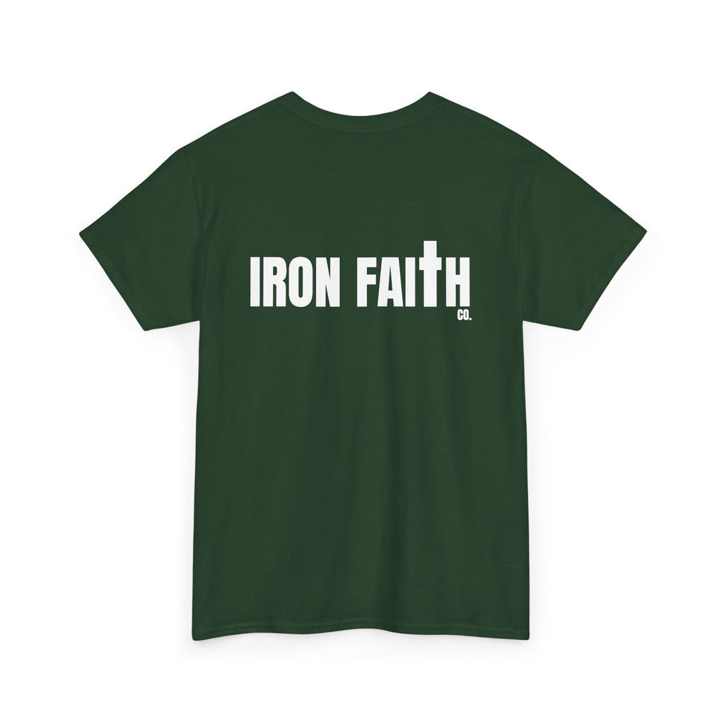 Iron Faith Co. Wordmark Tee – Back Print