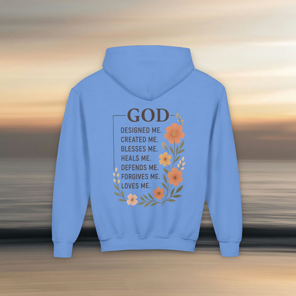Iron Faith Co. - God's creation - Girls Youth Heavy Blend Hooded Sweatshirt - photo 22 of 30