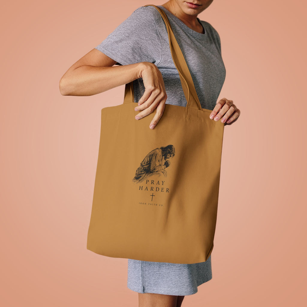 Pray Harder Tote Bag