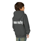 Iron Faith Co. Wordmark Youth Hoodie – Back Print