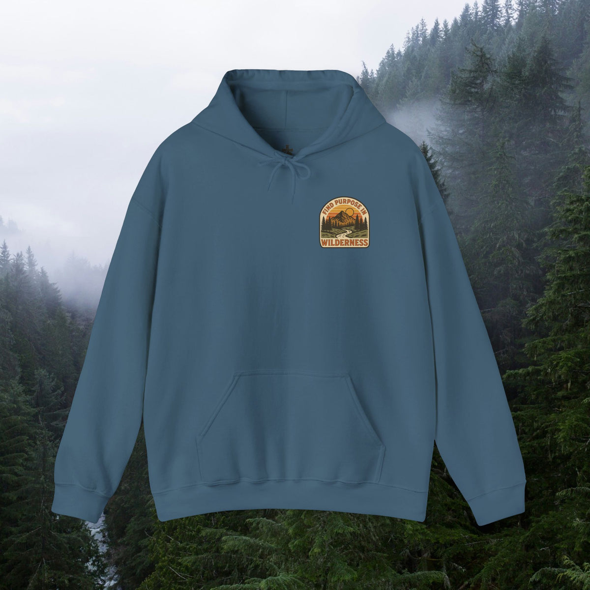 Find purpose in wilderness - Iron Faith Co. - Comfortable Heavy Blend Sweatshirt - photo 13 of 30